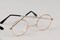 The Costume Center Round Santa Claus Glasses Costume Accessory - One Size Fits Most